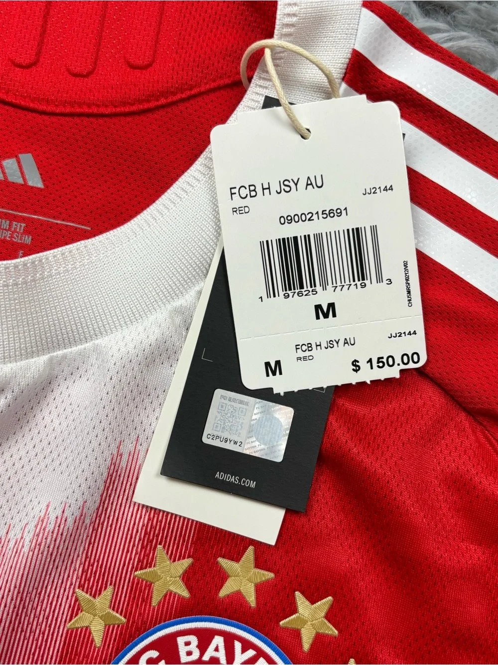 Adidas FC Bayern Munich 2025/26 Home Authentic Jersey